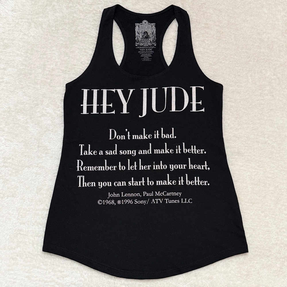 Beatles Hey Jude Graphic Tank Top